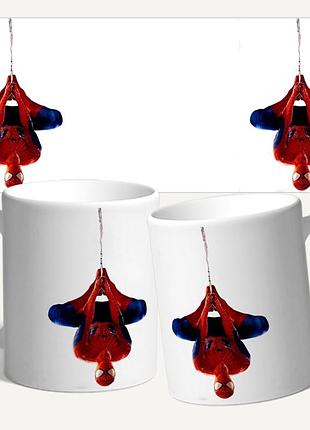 Кружка с принтом человек паук — оригинальный подарок фанату marvel