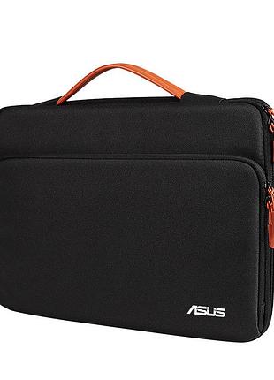 Сумка-чохол для ноутбука asus асус 16" або документів протиударна чорна ( код: ibn046b3 )