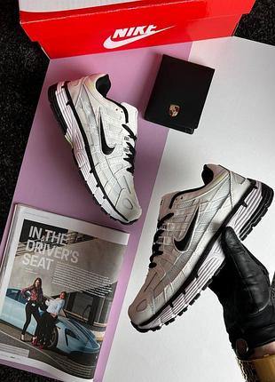 Женские кроссовки nike p-6000 w white black