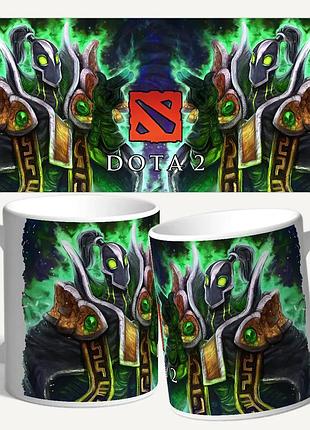 Чашка/кружка с принтом "dota 2 рубик"