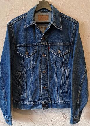 Винтажная джинсовая куртка джинсовка vintage 70546 0216 80's levis denim jacket usa levi's