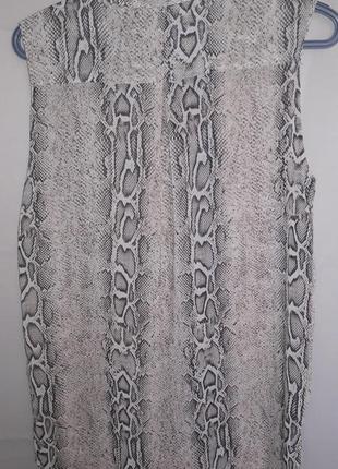 Супер блуза леопардового принта бренда mango размер xs новая