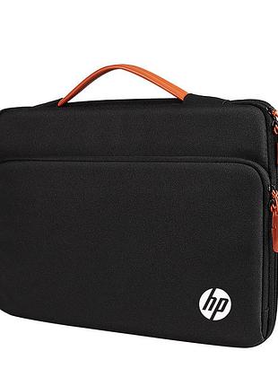 Сумка-чохол для ноутбука hp 16" або документів протиударна чорна ( код: ibn046b2 )
