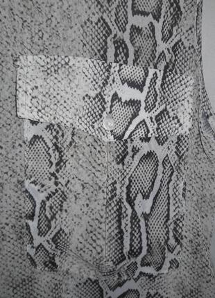 Супер блуза леопардового принта бренда mango размер xs новая