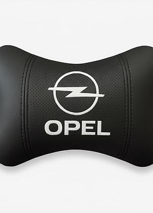 Автоподушка на подголовник в авто opel біла - 040