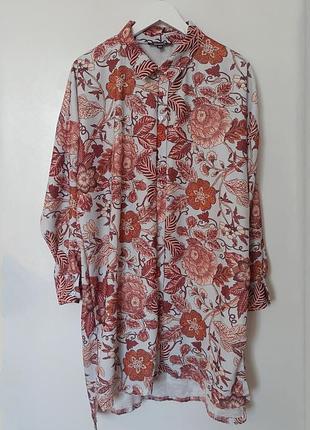 Платье рубашка oversized 7