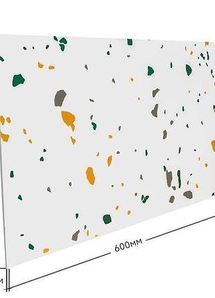 Стінова самоклеюча рет плитка далматинець 600*300*2 mm