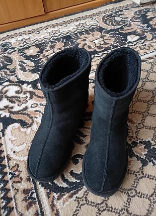 Угги женские кожаные р.38