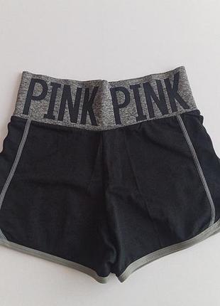Спортивные шортики от бренда victoria’s secret pink