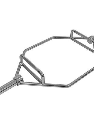 Гриф шестигранний lifter trap bar довжина 142 см gymbeam