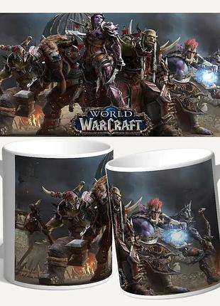 Чашка/кружка с принтом world of warcraft персонажи