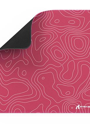 Игровой коврик для мыши attack shark cm02 berry red contour