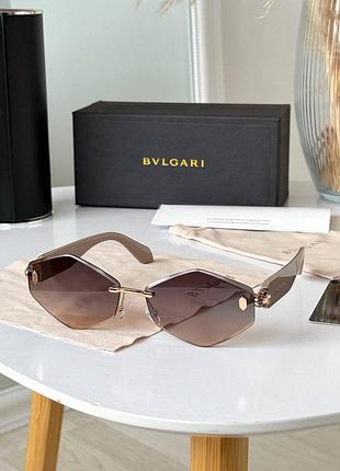 Жіночі сонцезахисні окуляри безоправні 2026 new bvlgari ромби