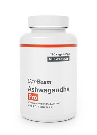 Ашваганда pro 120 капсул - gymbeam