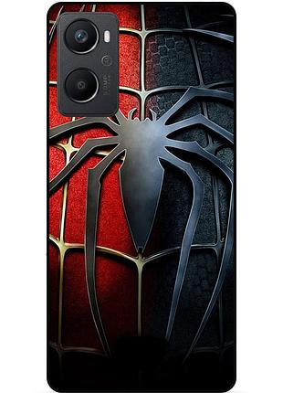 Силіконовий чохол бампер для oppo a96 з малюнком людина-павук spider man