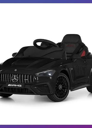 Дитячий електромобіль на акумуляторі mercedes amg m 6292 з пультом радіокерування для дітей 3-8 років чорний