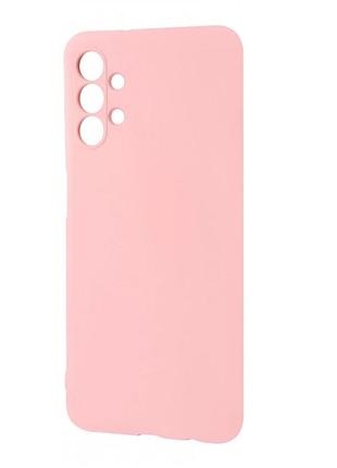 Чехол fiji soft для samsung galaxy a13 4g (a135) / (a137) силикон бампер светло-розовый