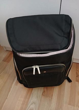 Культовый рюкзак от дорогостоящего бренда samsonite для города/путешествий