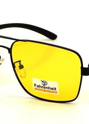 Очки для водителей fahrenheit fh603_col.02px фотохромные антифары хамелеон с желтыми линзами