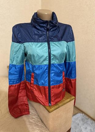 Вітрівка з капюшоном вітровка плащовка куртка дощовик на ххс, хс. с