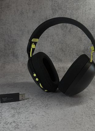 Бездротові ігрові bluetooth навушники onikuma b2 геймерська гарнітура з мікрофоном black