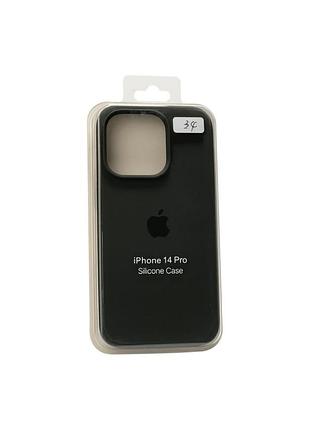 Чохол силіконовий для iphone 14pro silicone case orig full no34 pebble 4you