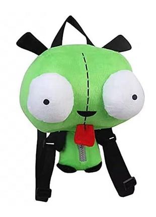 Рюкзак захватчик зим гир, высота 33 см, nickelodeon invader zim gir