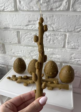 Продам свічки з натурального бджолиного воску