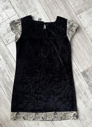 Велюрове плаття на дівчинку 5