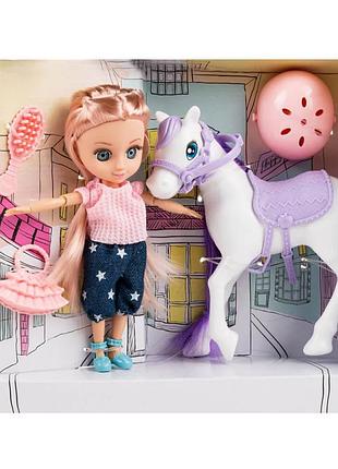 Игровой набор кукла мия с лошадью 58003