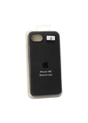 Чохол силіконовий для iphone 16e silicone case orig full no22 cocoa 4you