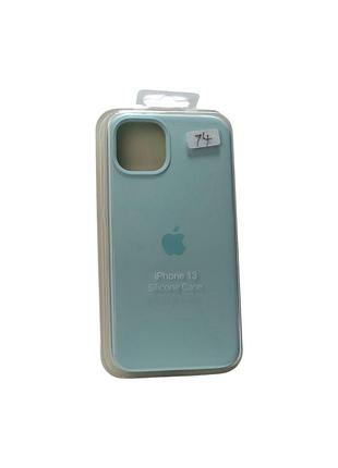 Чехол силиконовый для iphone 13 silicone case orig full №74 olive 4you