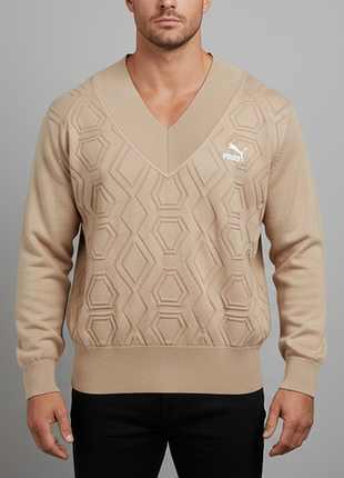 Свитшот кофта puma luxe s-xl оригинал как новый оверсайз унисекс