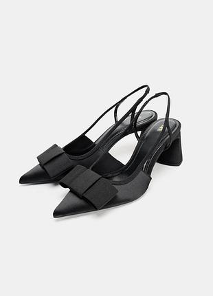 Туфлі жіночі чорні zara