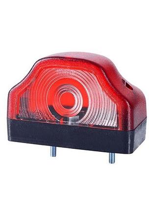 Фонарь подсветки номера (лампочка) 12-24v красный horpol