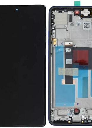Дисплей motorola xt2409 moto edge 50 neo із сенсором і рамкою, nautical blue (amoled)