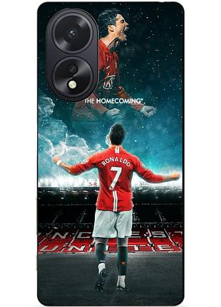 Силіконовий чохол бампер для oppo a18 з малюнком роналдо мю ronaldo