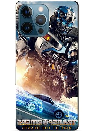 Силиконовый чехол бампер для iphone 12 pro max с рисунком мираж трансформеры
