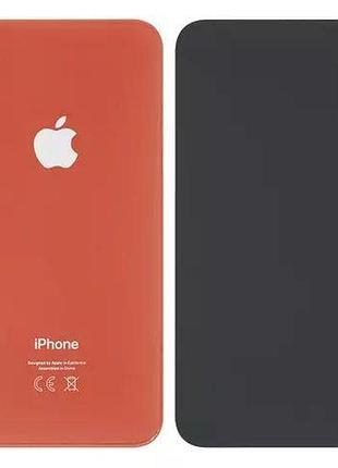Задняя крышка apple iphone xr оранжевая
