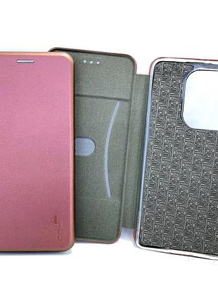Чехол книжка для телефона xiaomi redmi note 14(4g) 163mm global version orig на магните с функцией подставки и карманом для карт