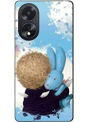 Силіконовий чохол бампер для oppo a18 з малюнком улюблений зайчик гапчинська