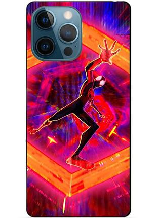 Силиконовый чехол бампер для iphone 12 pro max с картинкой человек паук spider man