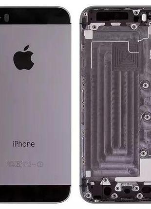 Корпус apple iphone 5s, iphone se чорний