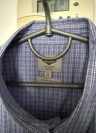 Сорочка блакитна lee cooper короткий рукав xxl