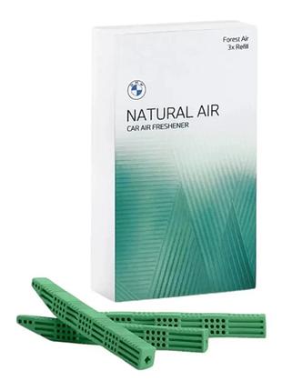 Комплект сменных картриджей для ароматизатора bmw natural air forest air 3 шт