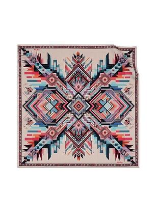 Дизайнерский большой платок "матрица судьбы" my scarf, 90 на 90 см
