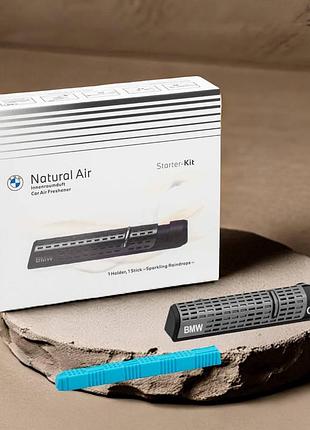 Ароматизатор салона бмв bmw natural air starter-kit с картриджем sparkling raindrops