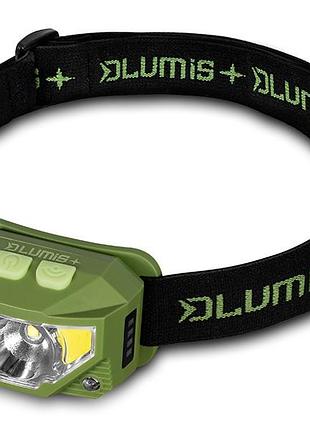 Фонарь налобный для рыбалки кемпинга или вечерних прогулок на природе delphin lumis