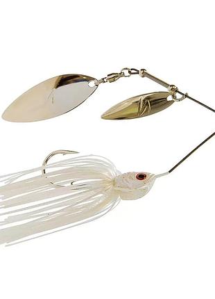 Спиннербейт zman slingbladez double willow 10.5g #pearl ghost (sbw38-01)