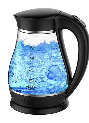 Електрочайник adler ad 1274 black